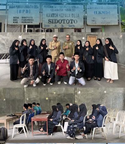 PENERIMAAN MAHASISWA KKN Di Desa Sidototo digelar di Pendopo Kecamatan