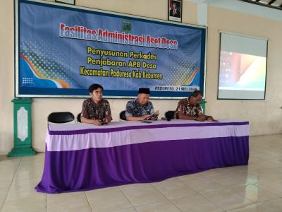 kegiatan Fasilitasi Administrasi Aset Desa dan Penyusunan Perubahan Peraturan Kepala Desa tentang Penjabaran APB Desa Tahun Anggaran 2026